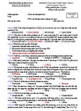 Đề kiểm tra kết thúc học phần Hóa học 12 - Mã đề 132